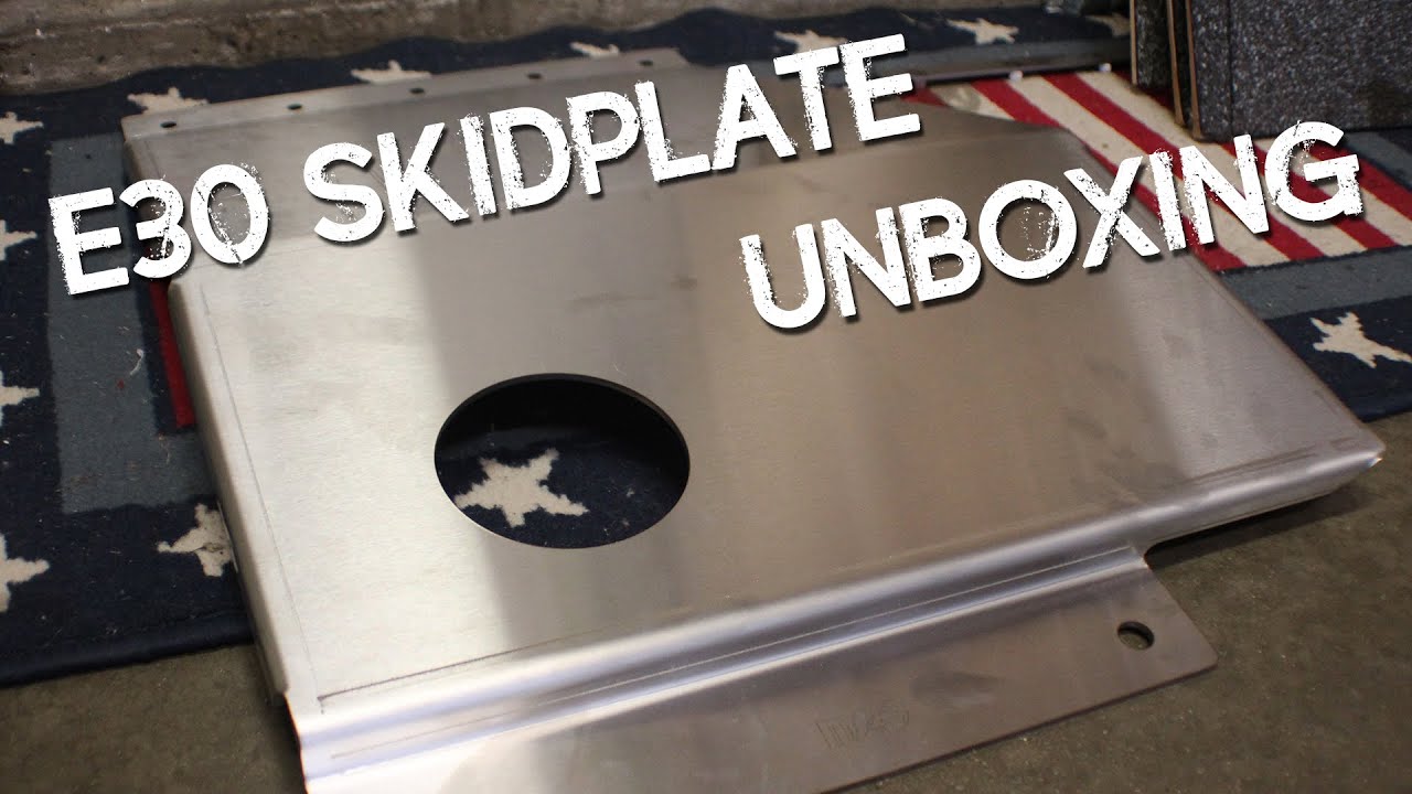 Red46 Skid Plate For BMW E30 Unboxing/Overview (M20)