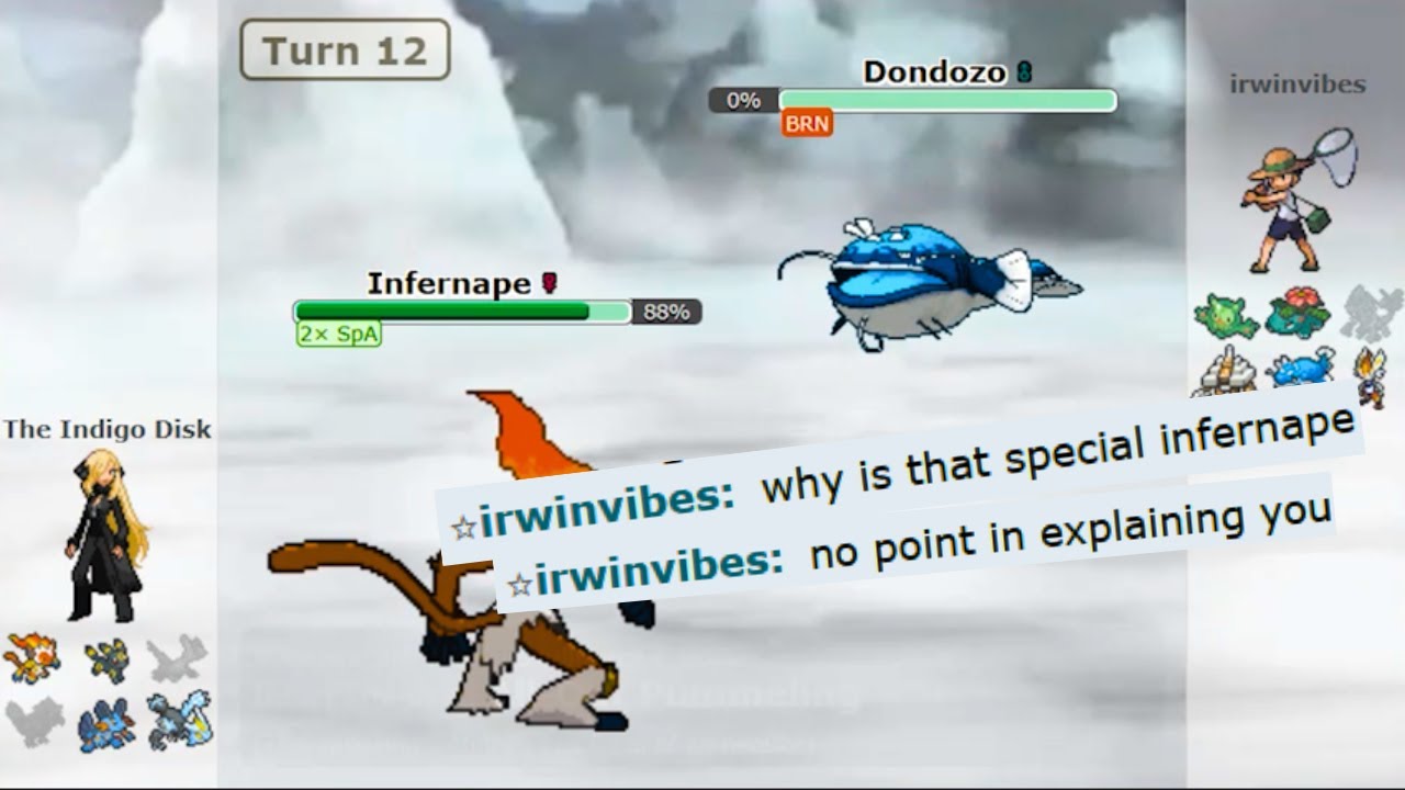 THIS KID UNDERESTIMATED SPECIAL INFERNAPE AND GOT DESTROYED IN THE PROCESS!! POKEMON SHOWDOWN