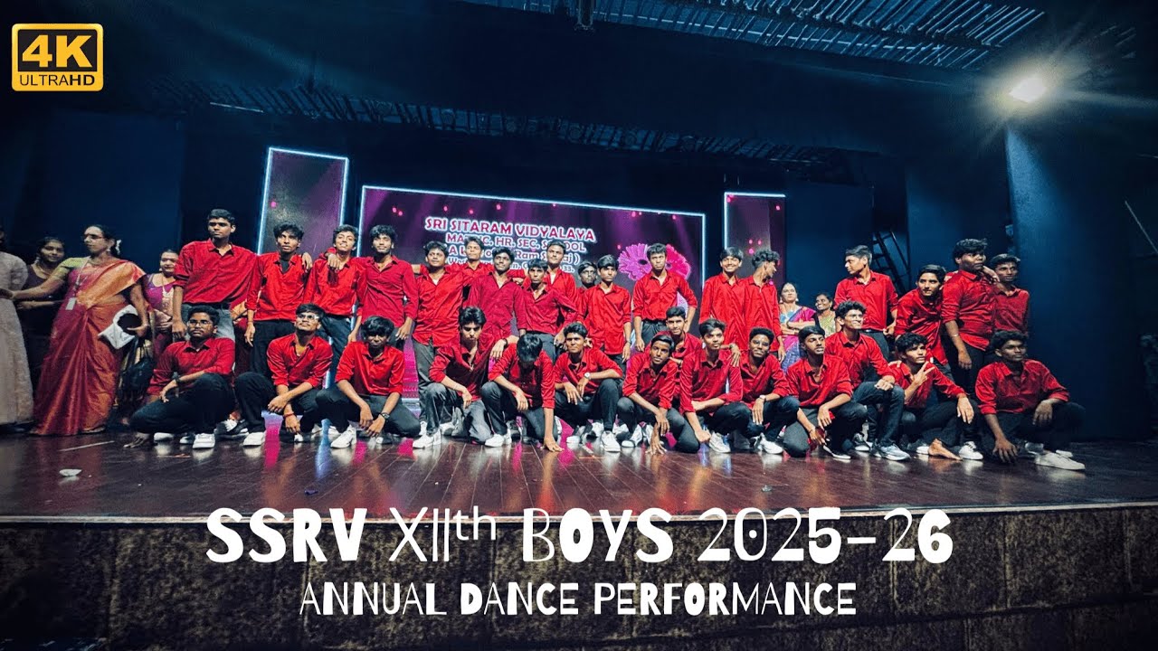 SSRV XIIth Boys (2025-26) Dance Performance | SSRV Annual Day | Powerful Group Dance