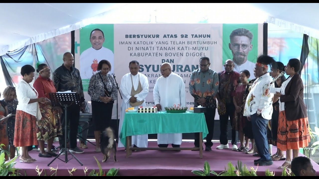 Bersyukur Atas 92 Tahun Iman Katolik Yang Telah Bertumbuh dan Syukuran Sakramen Imamat Ke-23 Tahun