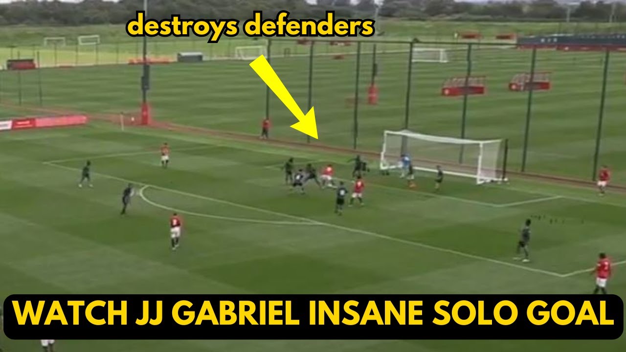 Man United wonderkid JJ Gabriel destroys Watford defenders to score INSANE solo goal | Man Utd News