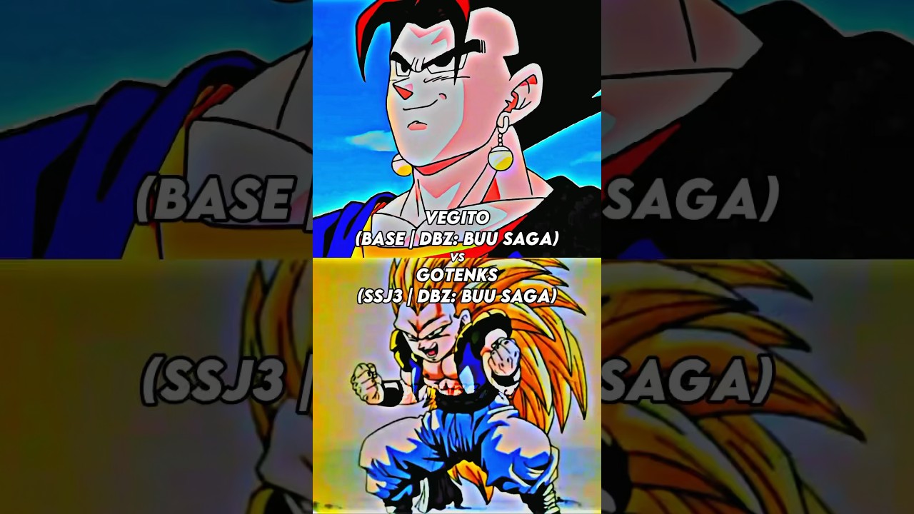 Vegito (BASE | DBZ: BUU SAGA) vs Gotenks (SSJ3 | DBZ: BUU SAGA)