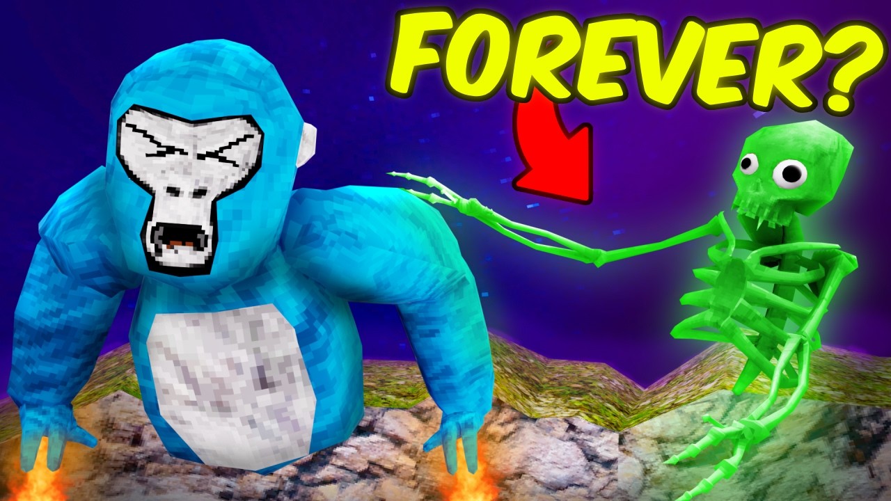 Как долго вы ДЕЙСТВИТЕЛЬНО сможете убегать от Люси в игре Gorilla Tag?