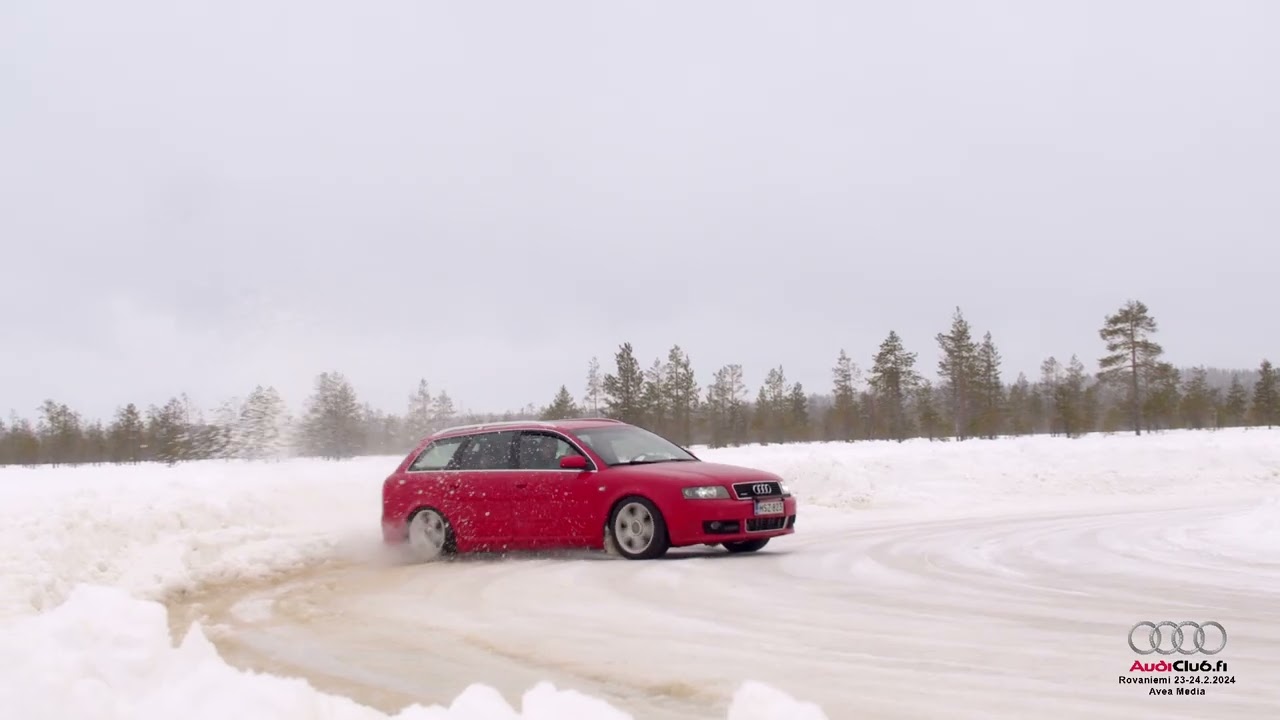 Audiclub Finland ice track event Rovaniemi 2024 - versio 1