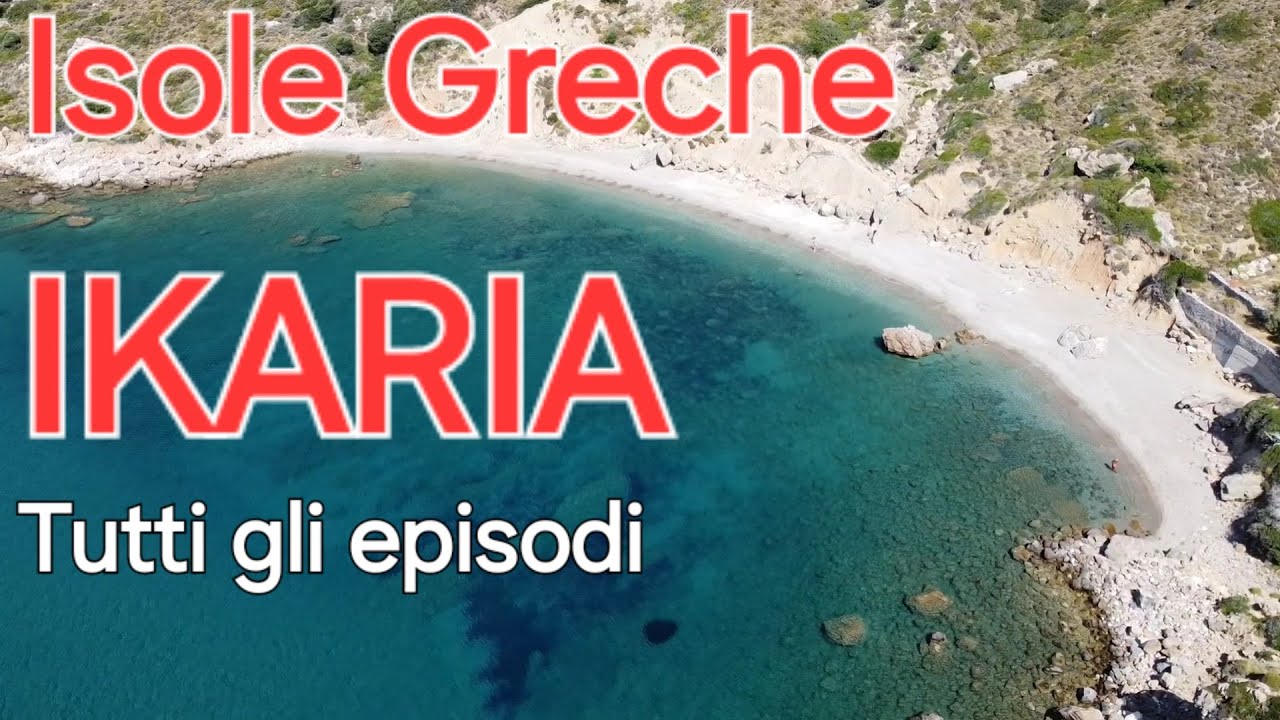 Isole Greche 👉 IKARIA Le spiagge più belle del nord e del sud ❤️🏍️❤️
