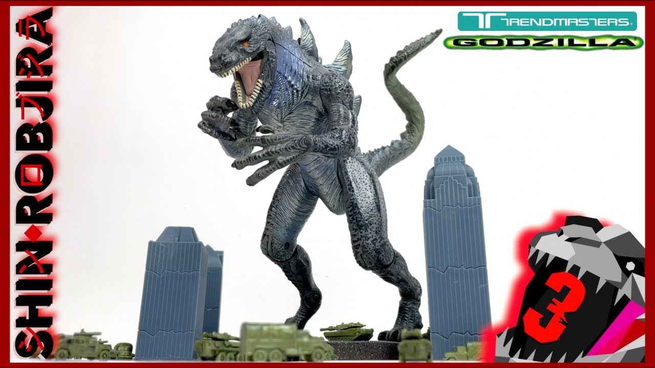Trendmasters: Godzilla (1998) [Укус бритвы] | Обзор фигурки