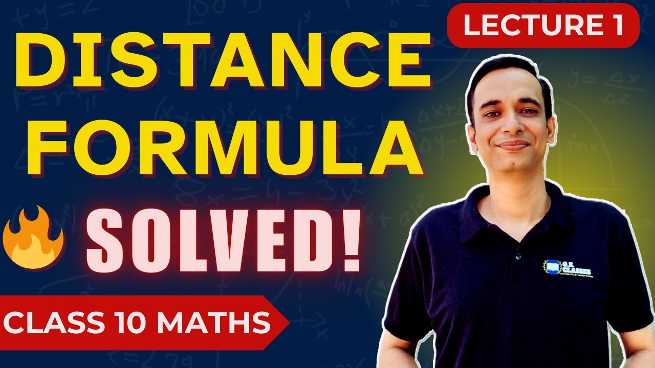 Distance Formula Explained Clearly with Example | Class 10 Maths NCERT Exercise 7.1