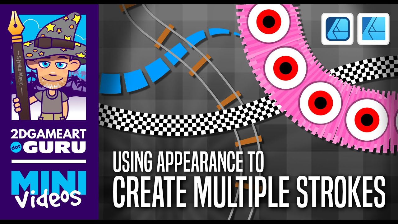 Affinity Designer Mini Tutorial - Multiple Strokes using the Appearance Panel