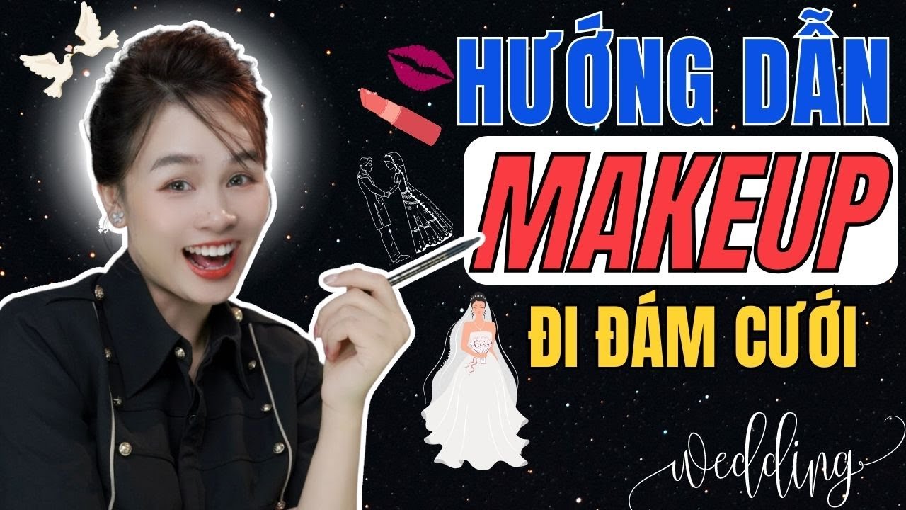 Hướng dẫn makeup đơn giản đi tiệc, đi đám cưới đẹp hơn cô dâu | Hoàng Ngoan Makeup