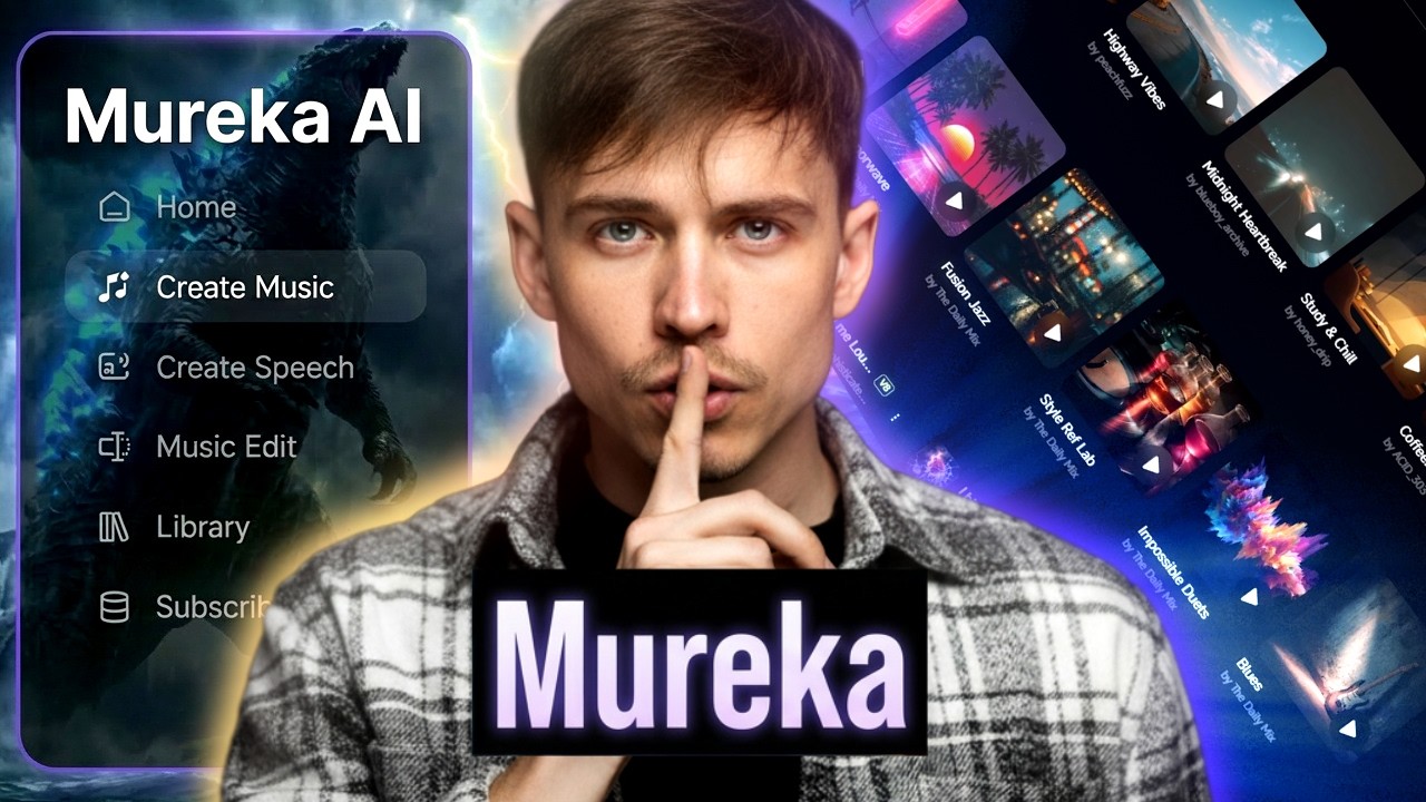 Как создавать профессиональную музыку за считанные секунды: Mureka AI!