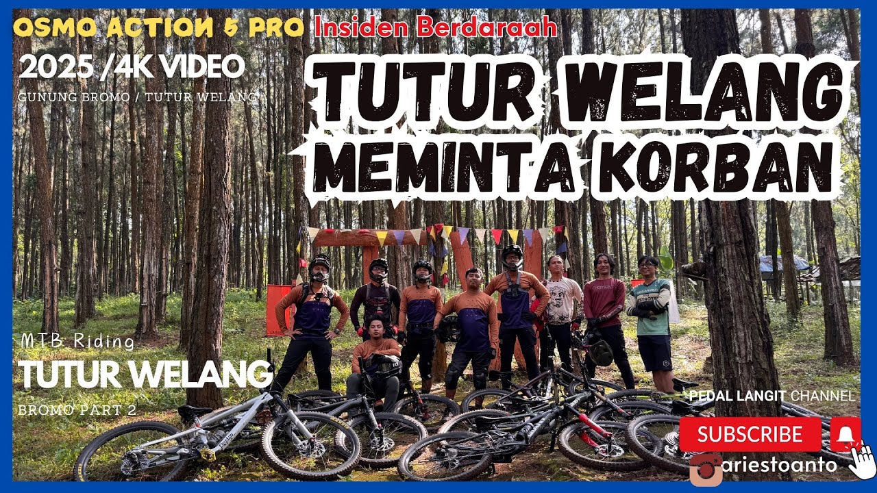 Mencicipi serunya Tutur Welang Bike Park - MTBan di Bromo 2025 Part 2 -4K / Osmo Action 5 Pro