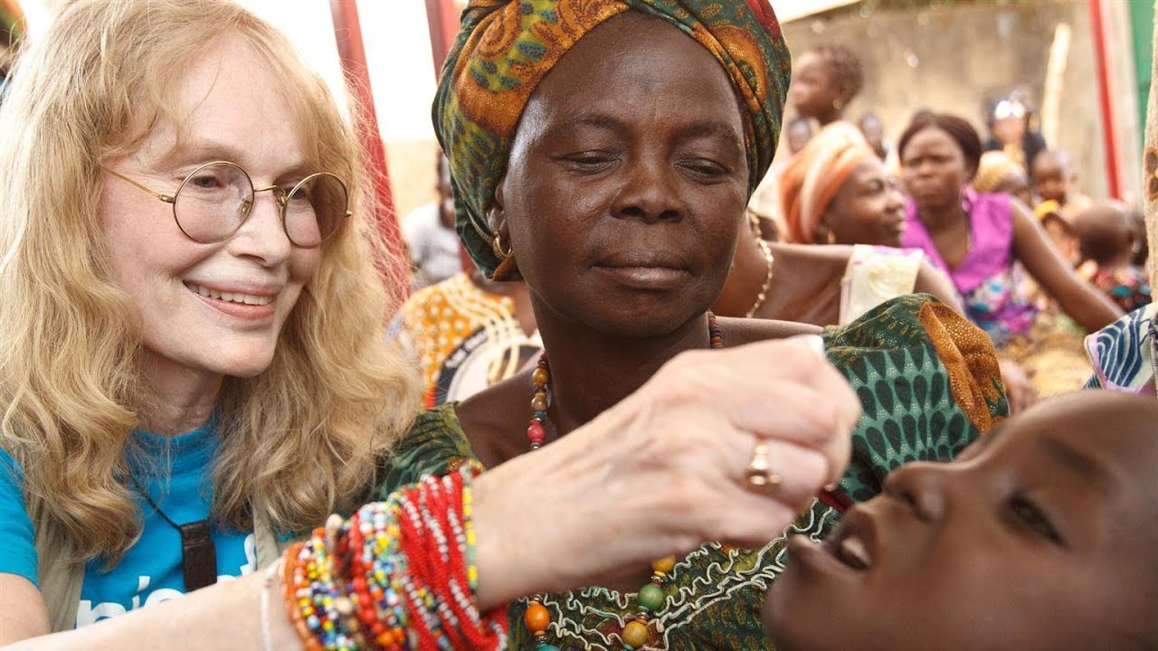 Mia Farrow says it's past time to end polio