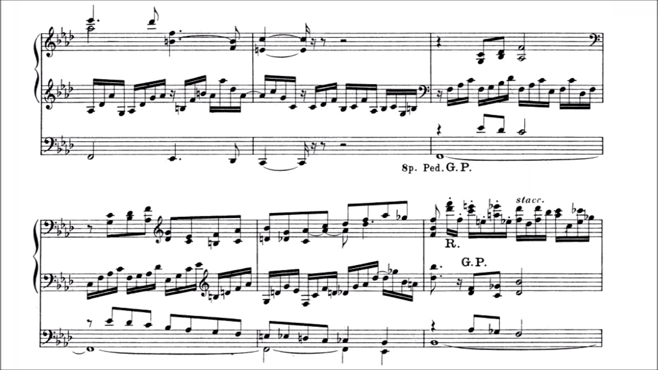 Dupré - Prelude and Fugue in F minor op. 7 no. 2 (with score)