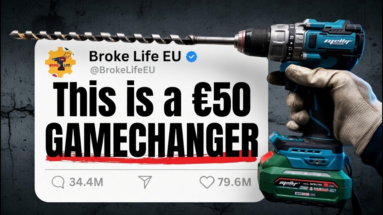 Ударные дрели Mellif в испытании! 💪 DeWalt против Makita 18 В 110 Нм – саморезы, корончатые сверл...