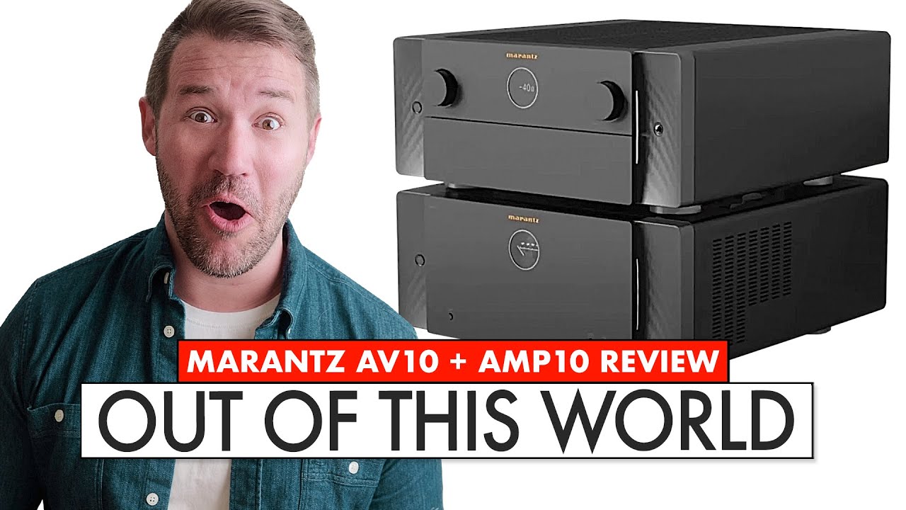 CRAZY POWERFUL HIFI 💥 Marantz Home Theater! AMP 10 and AV 10 Review