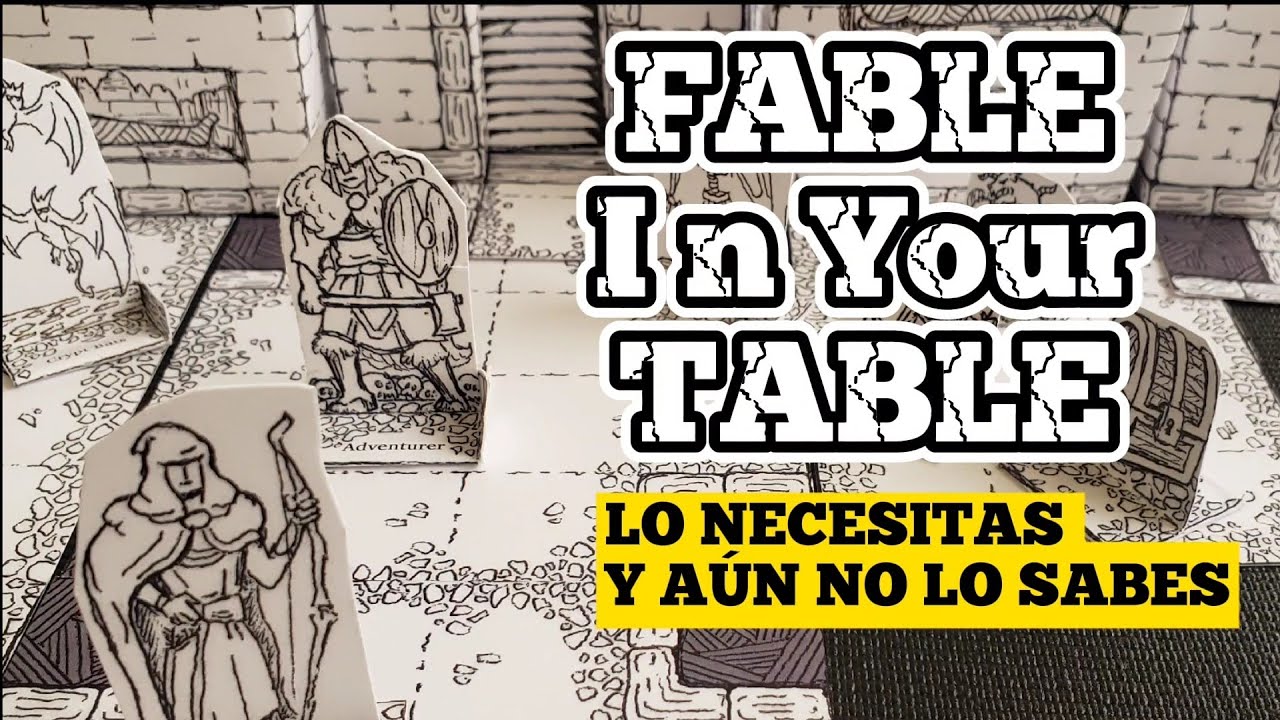 🗡🛡🎲 FABLE IN YOUR TABLE | VISTAZO A PRINT AND PLAY