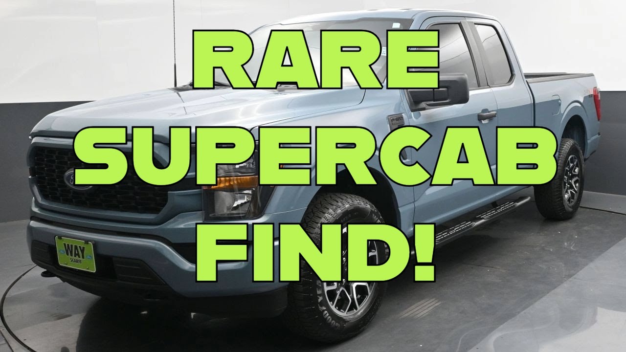 Skip the Crew Cab? See the 2023 F-150 SuperCab + 6-Ft Bed in Stunning Area 51 Blue