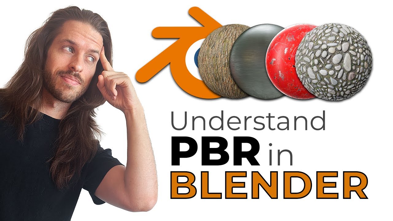 PBR Textures in Blender Part 1: Color, Roughness, Metallic & Height Explained