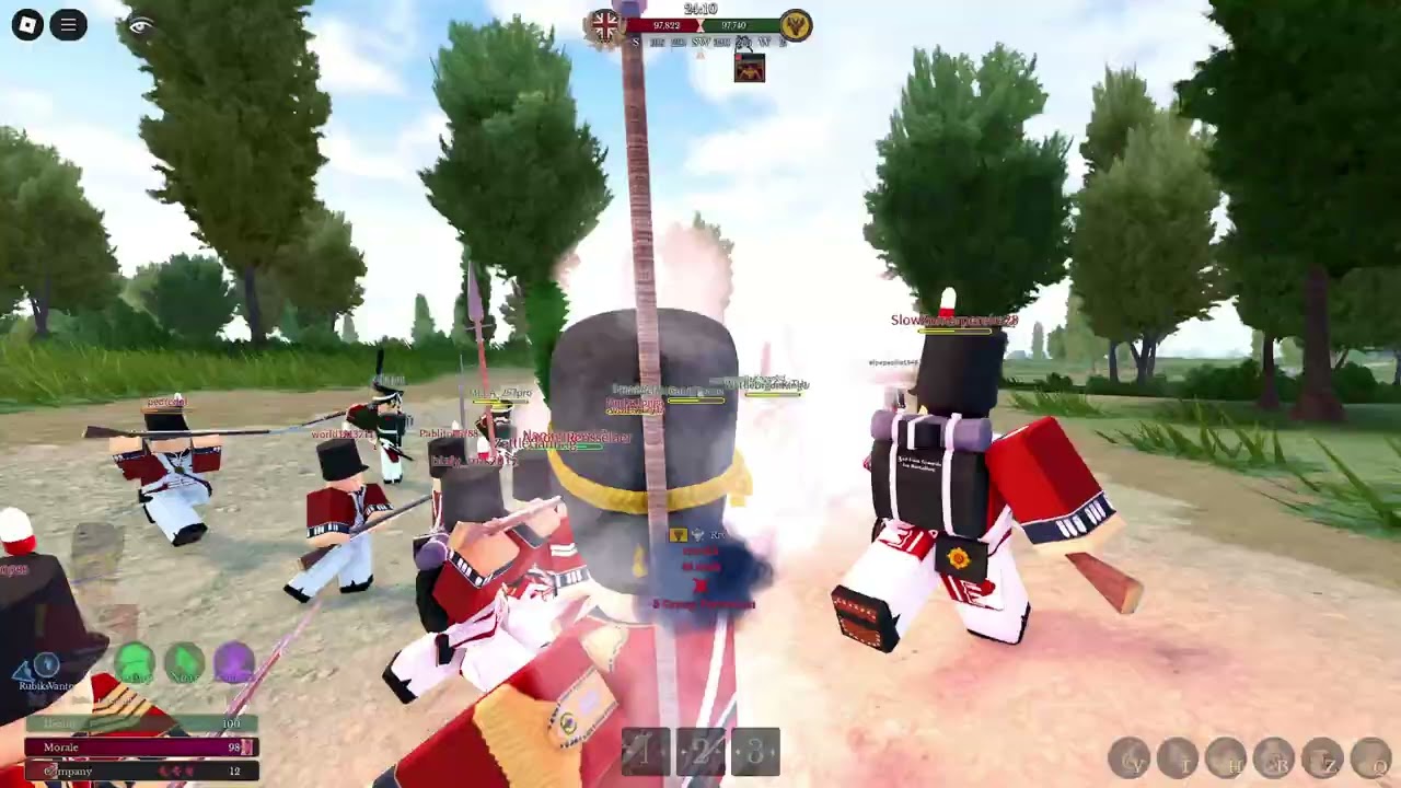 Napoleonic Wars Roblox | HHG vs Russia Guard (SG POV)