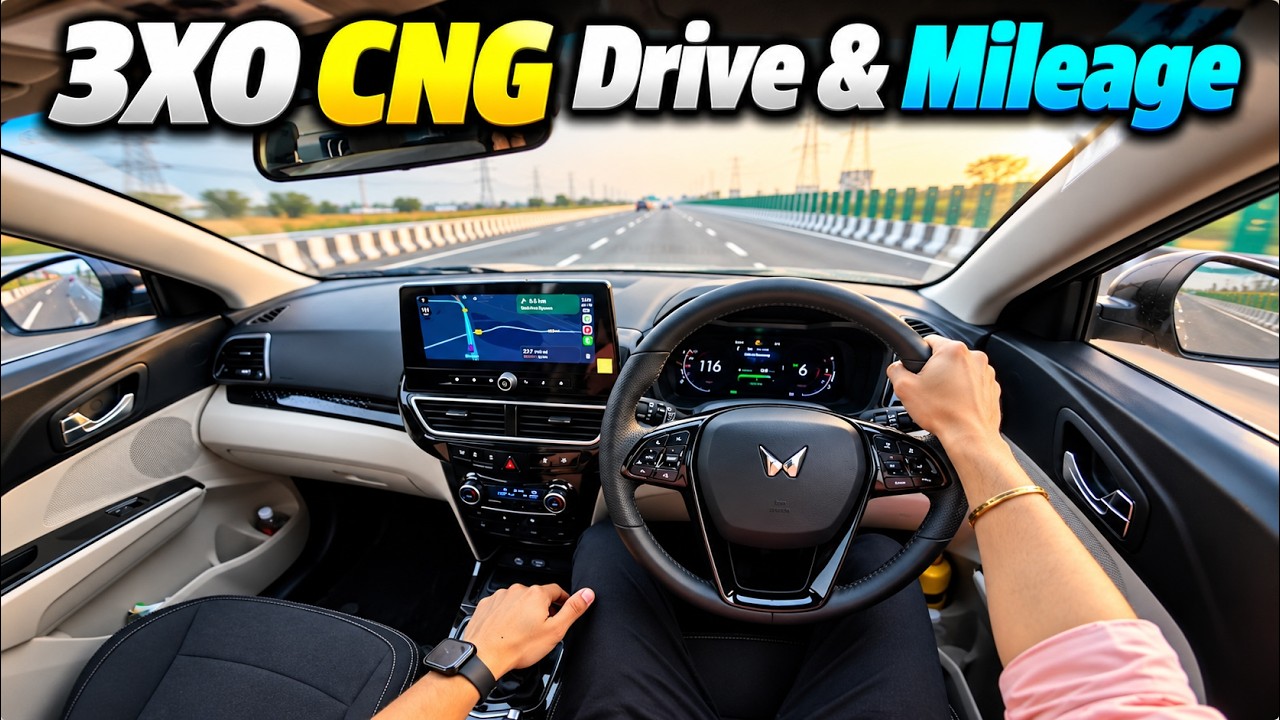 Mahindra 3XO CNG Drive & Mileage