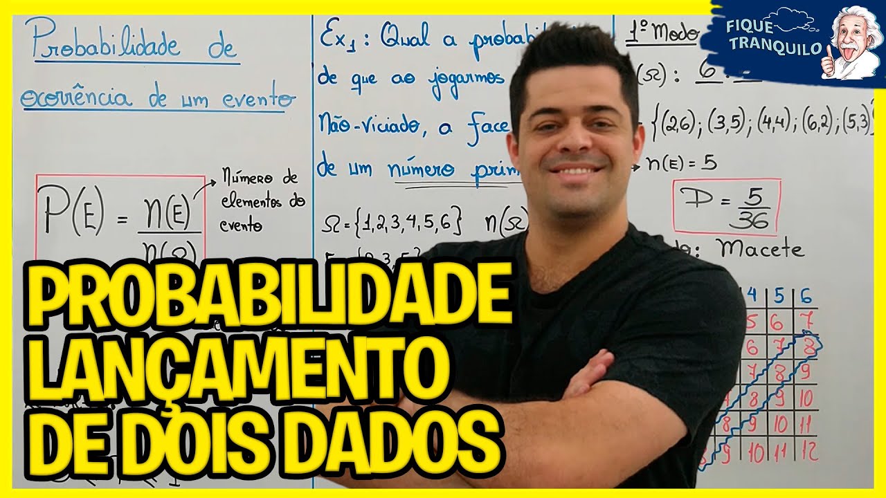Lan&ccedil;amento de dois dados - Probabilidade [Cortes ✂]