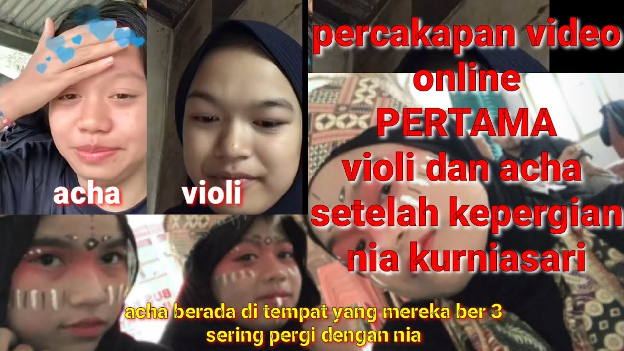 violi dan Acha pertama kali live setelah pingsan di kuburan Nia kurniasari