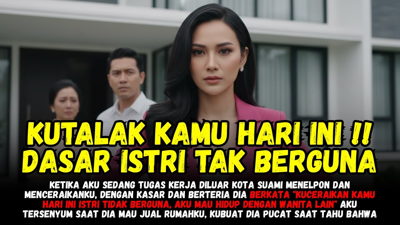 SAAT DINAS KE LUAR KOTA AKU DICERAIKAN SUAMI - LALU AKAN KUBUAT DIA MENANGIS HISTERIS