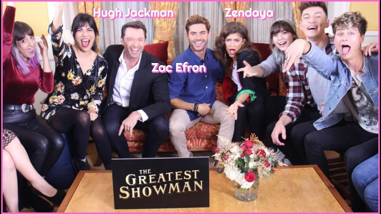 HUGH JACKMAN, ZAC EFRON Y ZENDAYA in THE GREATEST SHOWMAN