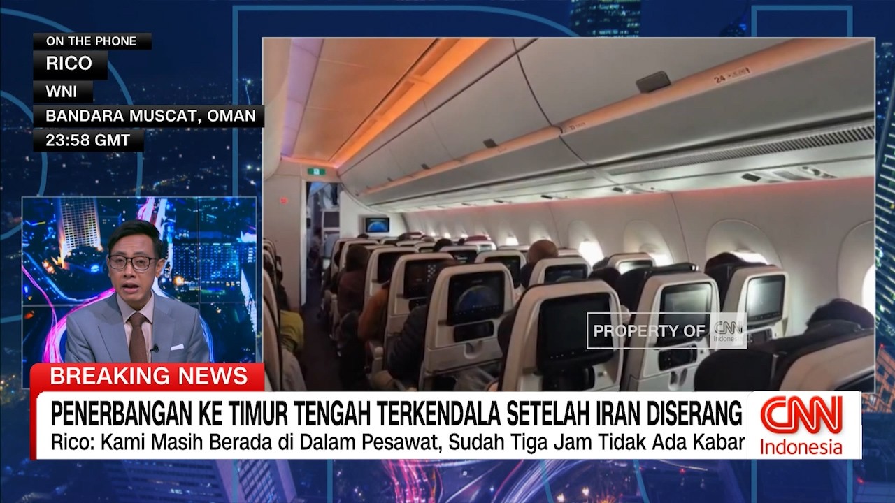 Penerbangan ke Timur Tengah Terkendali Setelah Iran Diserang