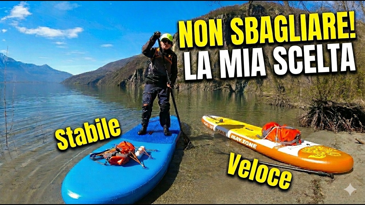 Quale SUP per iniziare? 3 tavole Jbay.zone KAME al lago di Novate