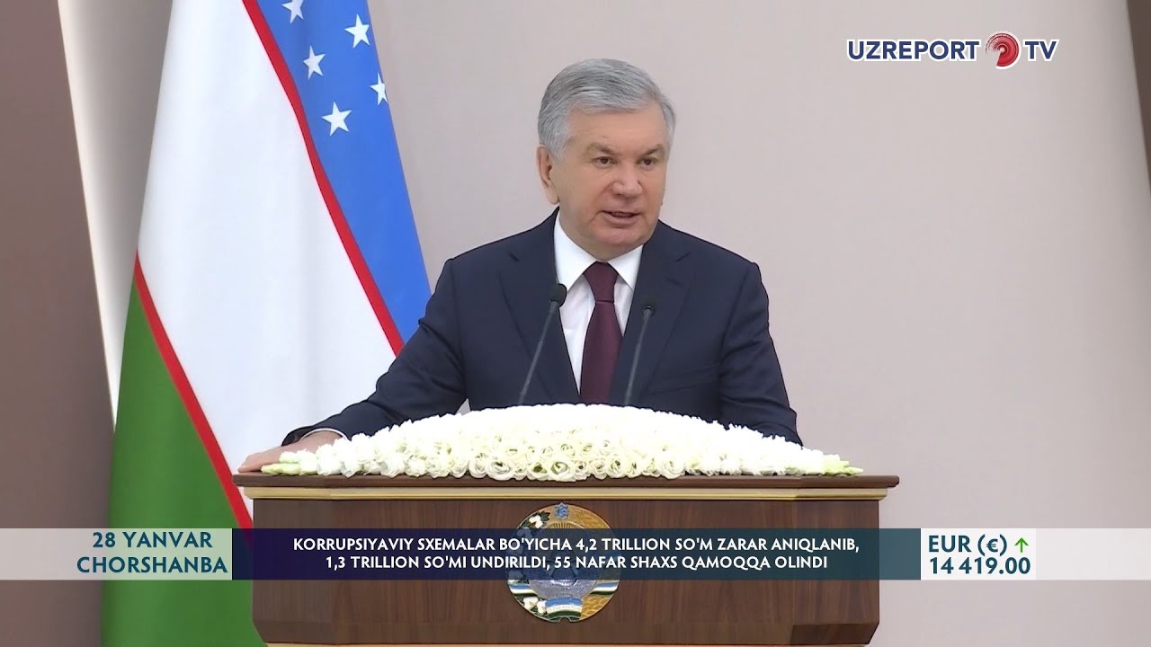 Korrupsiyaviy sxemalar bo‘yicha 4,2 trillion so‘m zarar aniqlanib 55 nafar shaxs qamoqqa olindi