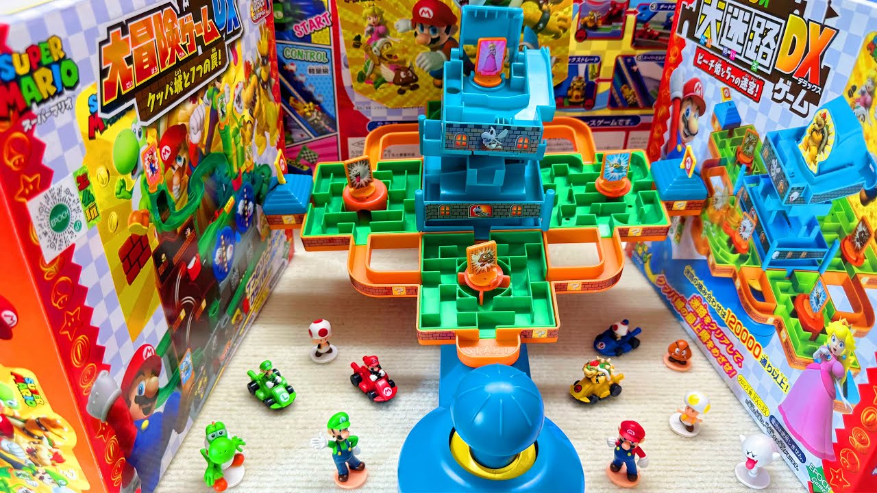 スーパーマリオ 迷宮の冒険Super Mario Maze Quest – The Board Game Set ASMR Satisfying with Unboxing|Review Toys