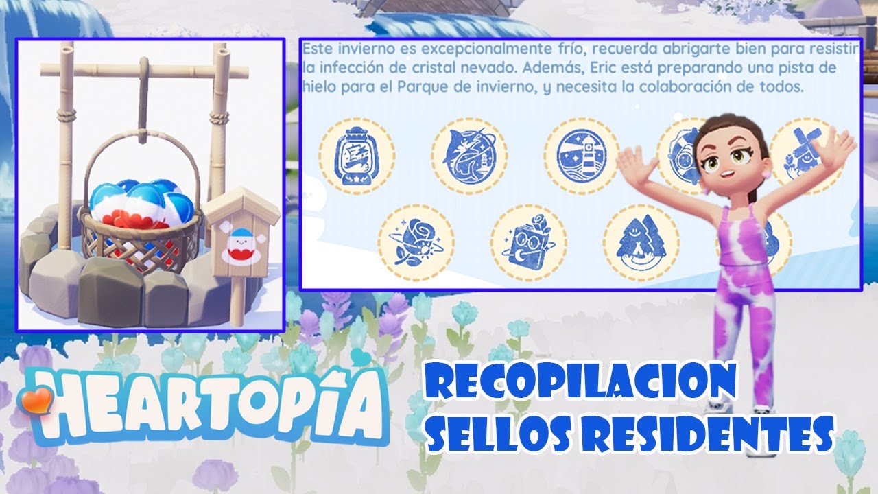 COMO RECOPILAR LOS SELLOS DE LOS RESIDENTES DE HEARTOPIA ❤️