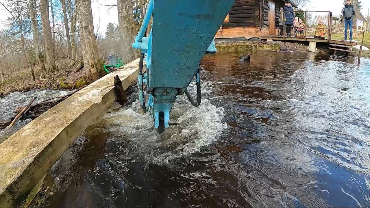 Удаление мусора с заблокированного моста