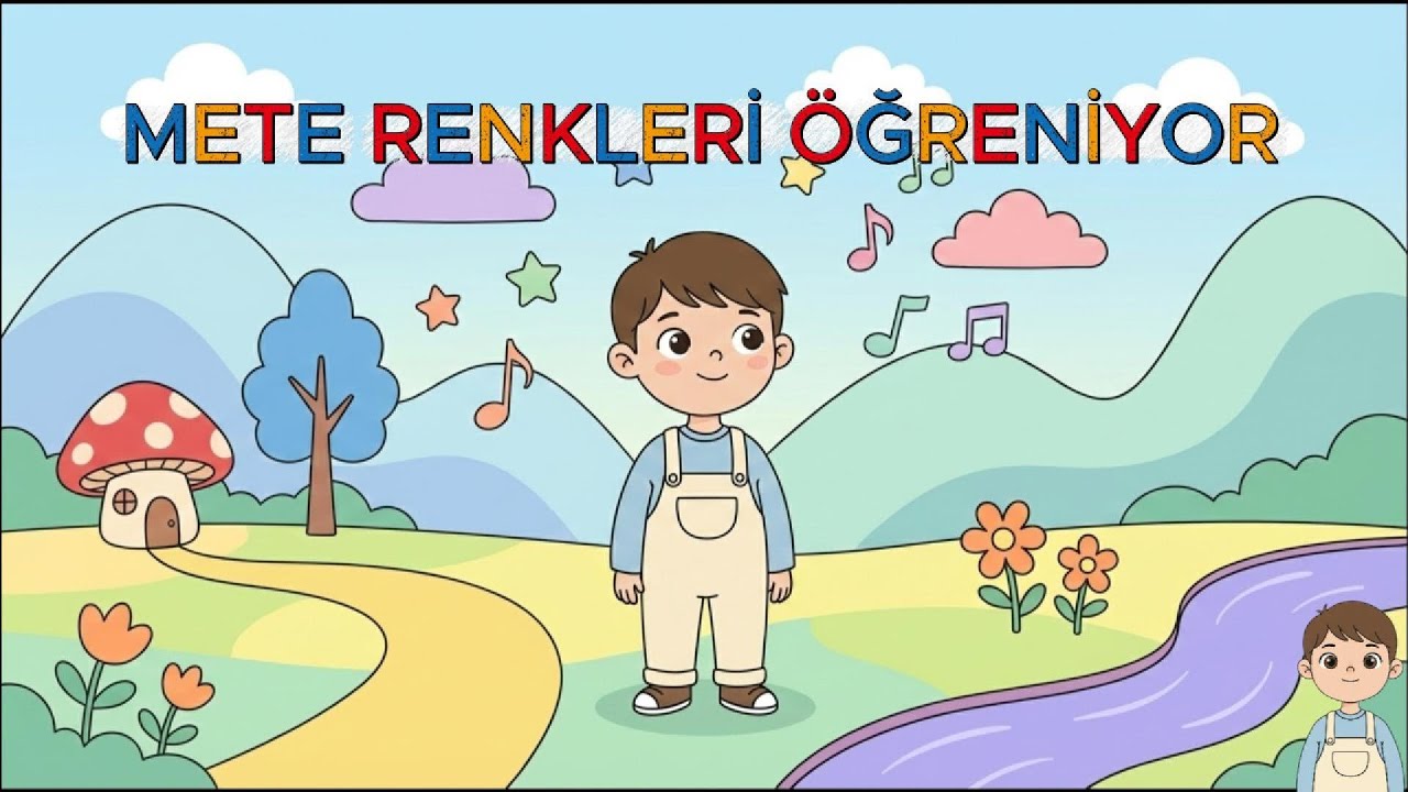 Mete ile Renkleri Öğreniyorum 🎨 | İngilizce Renkler | Eğitici Çocuk Şarkısı