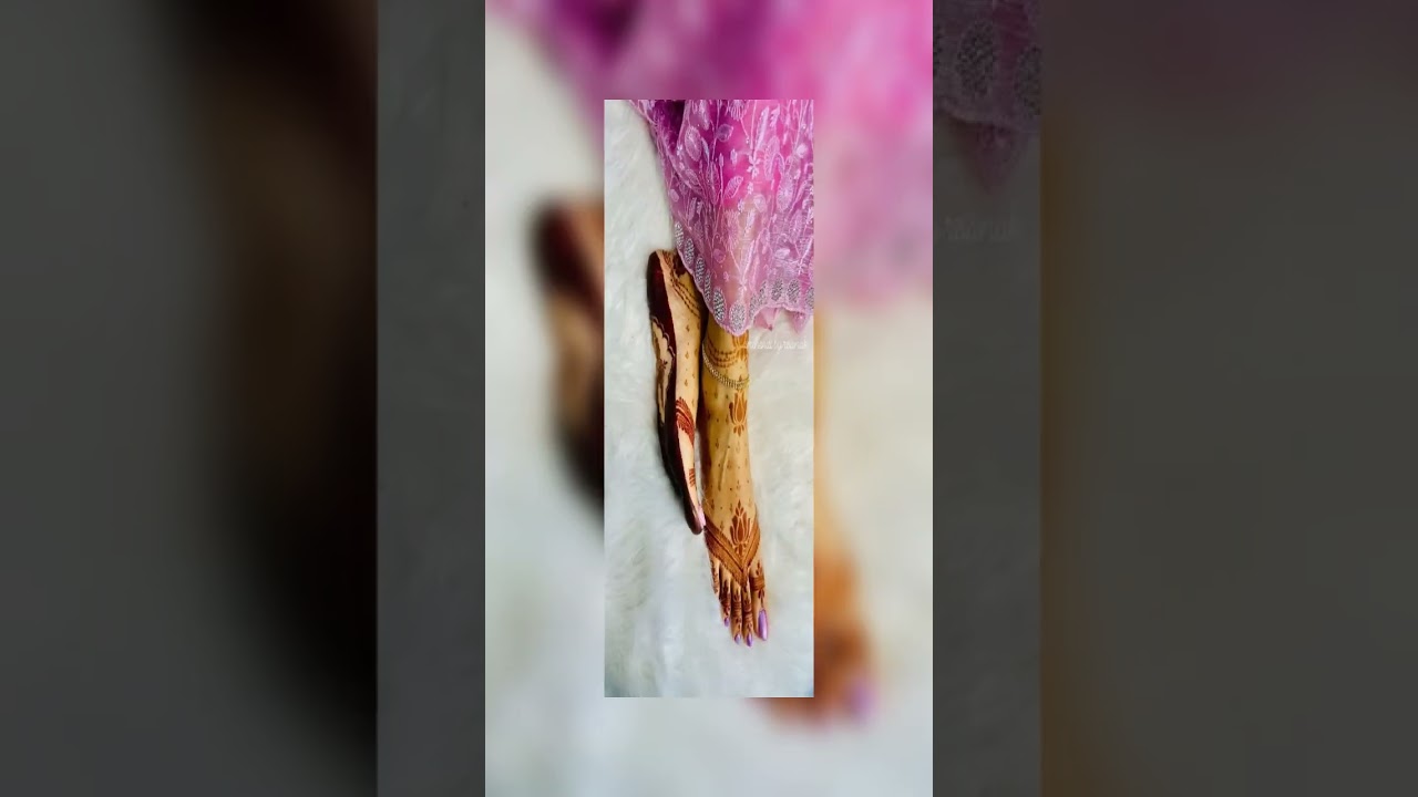 🎀 latest new feet mehendi design 😍