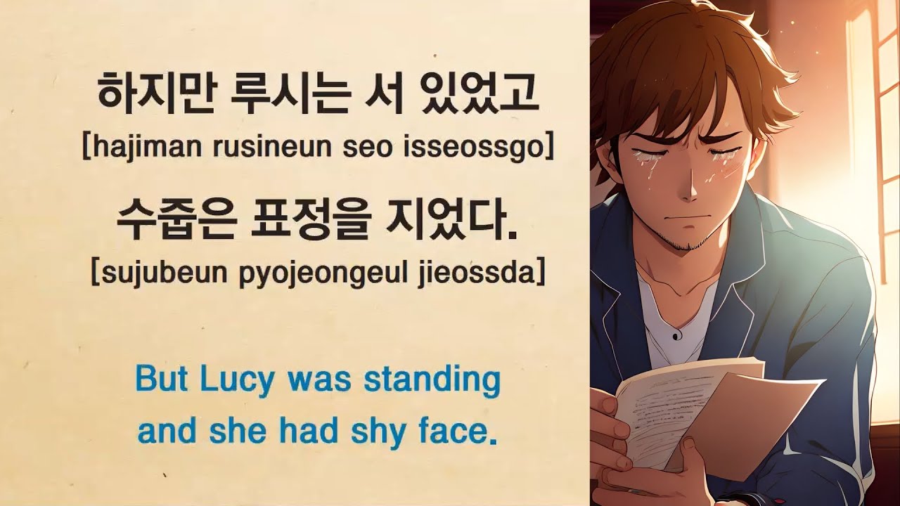 Learn Korean through story - My First Love -audiobook #Level 2 , Very Interesting Story, novel