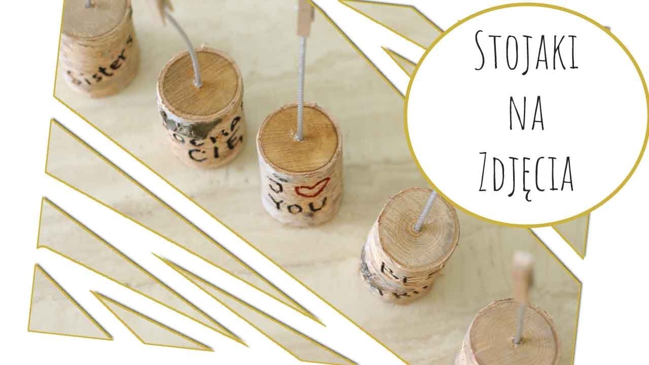 Stojaki na zdjęcia DIY