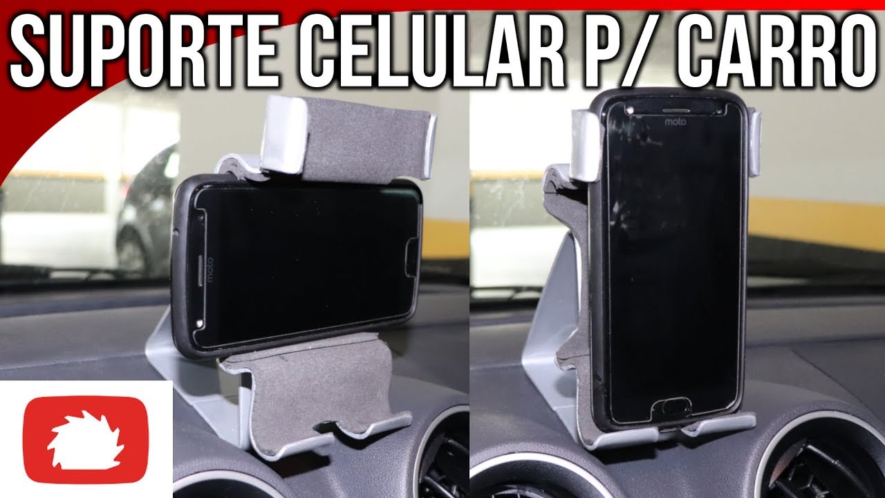 Como fazer suporte de 📱CELULAR para carro🚗 | Na oficina S05E04