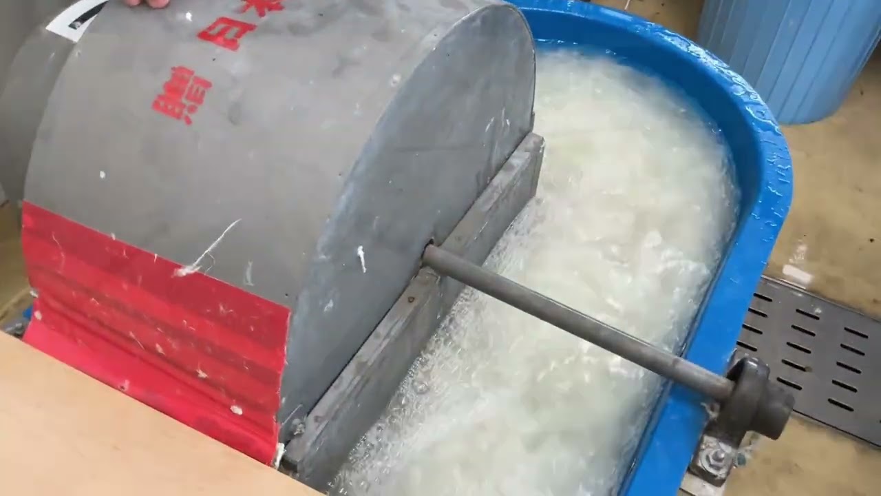 大井平和紙作り④