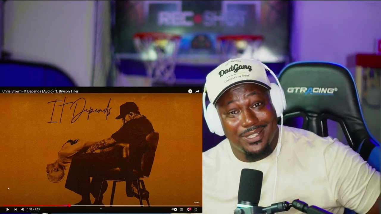 Chris Brown -( It Depends )  ft. Bryson Tiller *REACTION!!!*