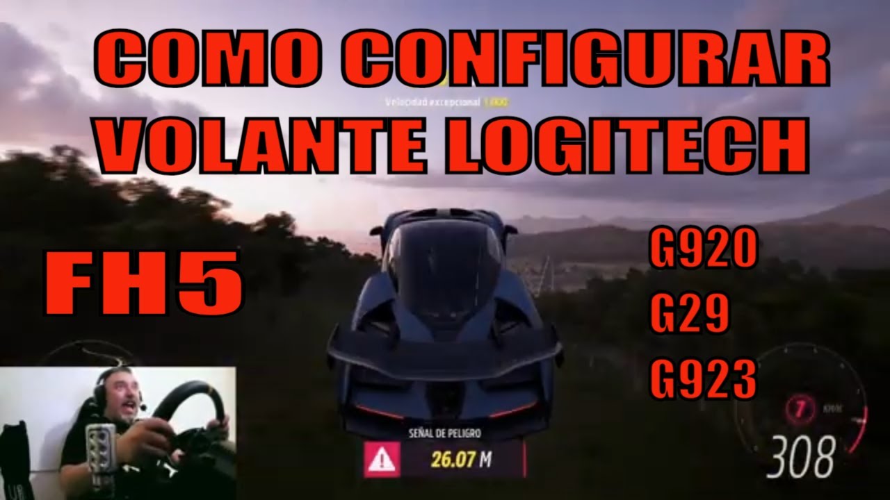 forza horizon 5 / FH5 / configurar volante logitech g920 g29 g923  megasalto de regalo