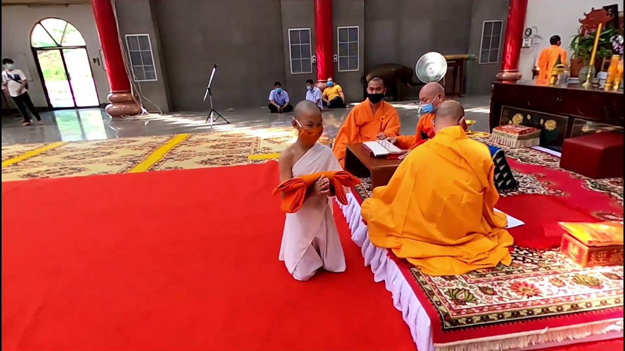 พิธีบรรพชาสามเณร วัหมื่นพุทธเมตตาคุณาราม ประจำปีการศึกษา 2563