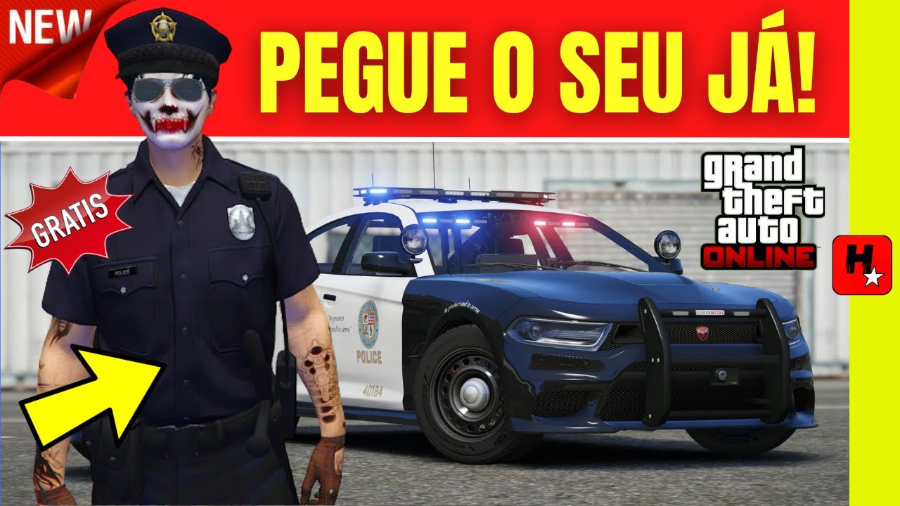O SEGREDO PARA CONSEGUIR O TRAJE DA POLICIA NO GTA Online É REVELADO!