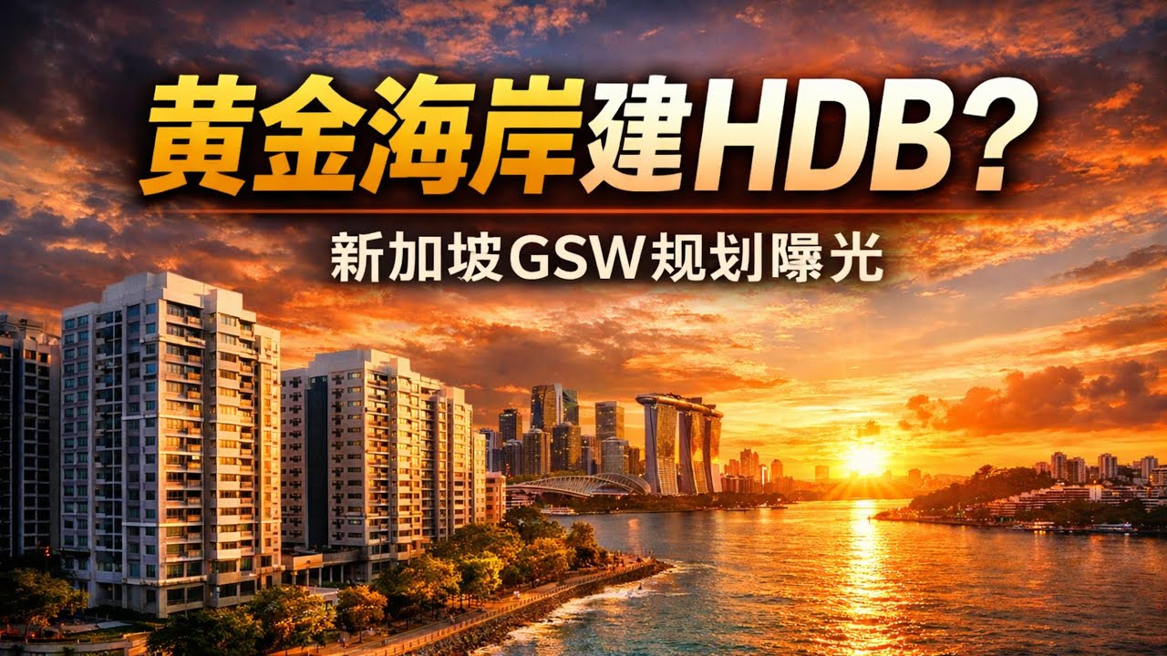 新加坡核心海岸线还能建HDB？GSW规划揭开新加坡模式的真相