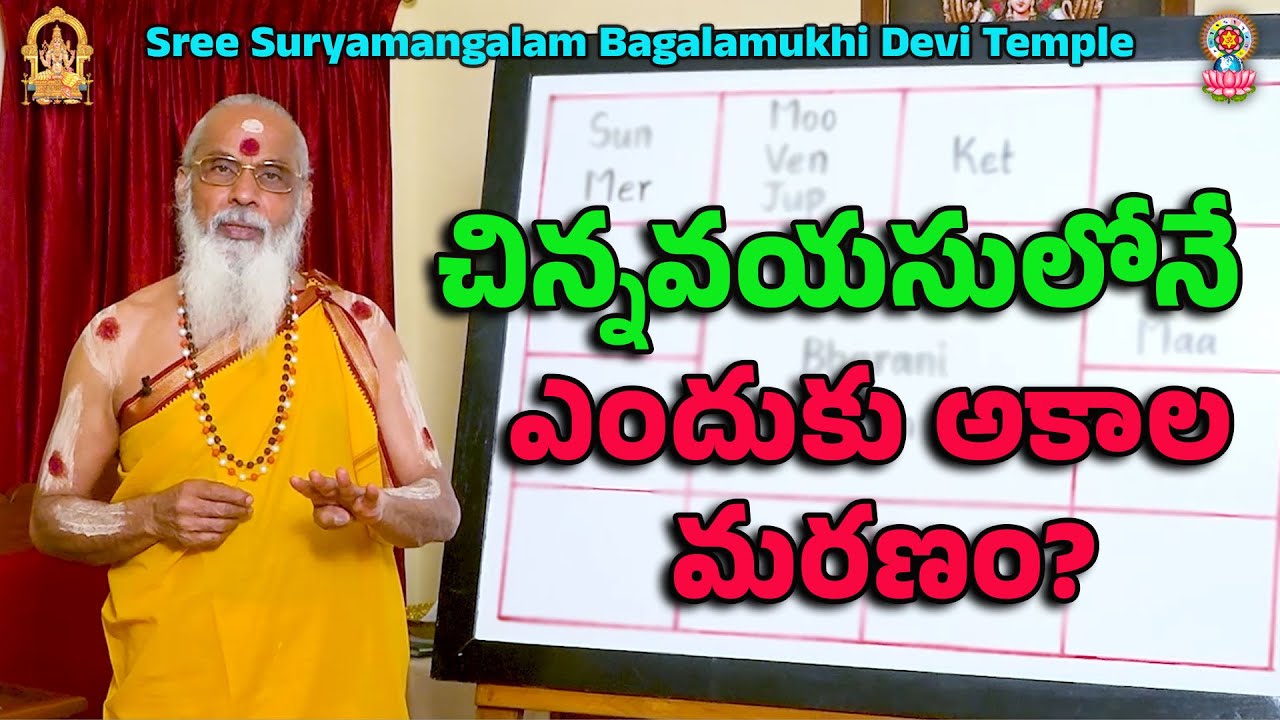 చిన్నవయసులోనే ఎందుకు అకాల మరణం?