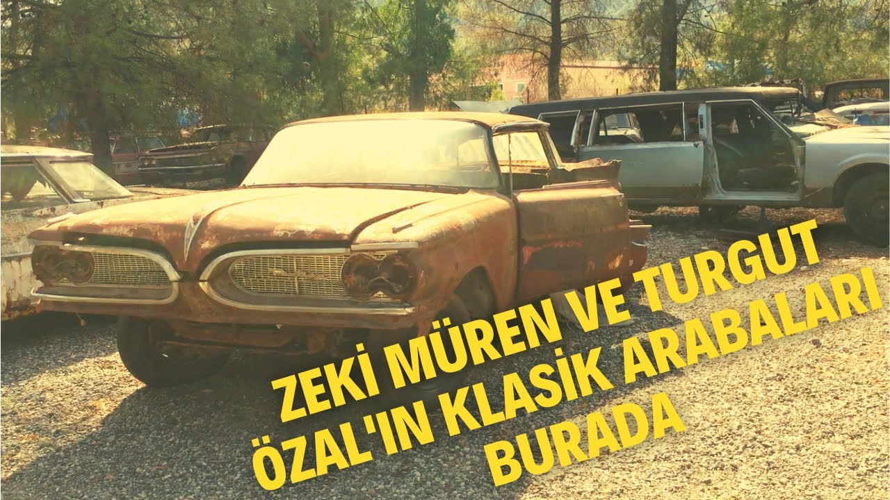 TÜRKİYE'NİN EN BÜYÜK KLASİK AMERİKAN OTO HURDALIĞI - YEŞİLÇAM SANATÇILARININ ARABALARI BURADA!