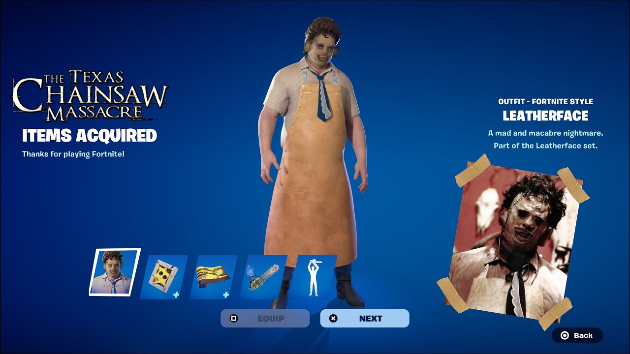 Fortnite Item Shop | Leatherface Bundle (Review/Gameplay)