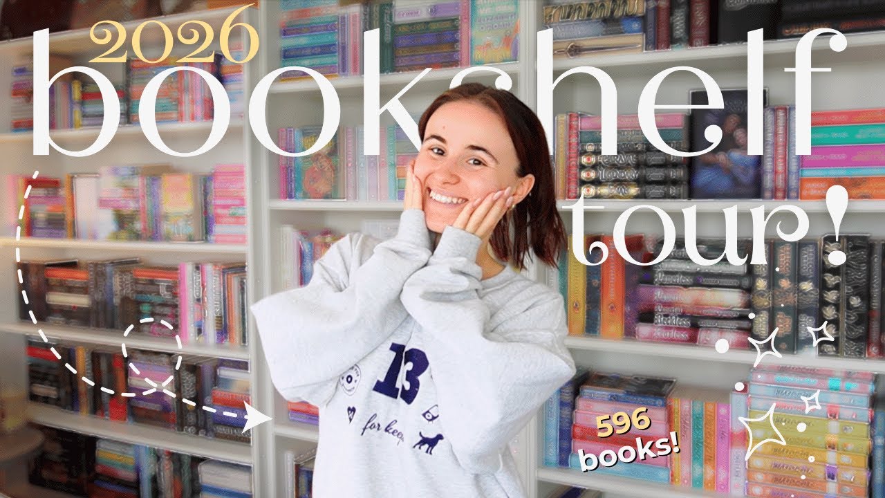 2026 BOOKSHELF TOUR!! 💫📖🧸💛 | every single book I own ✨ 500+ books!