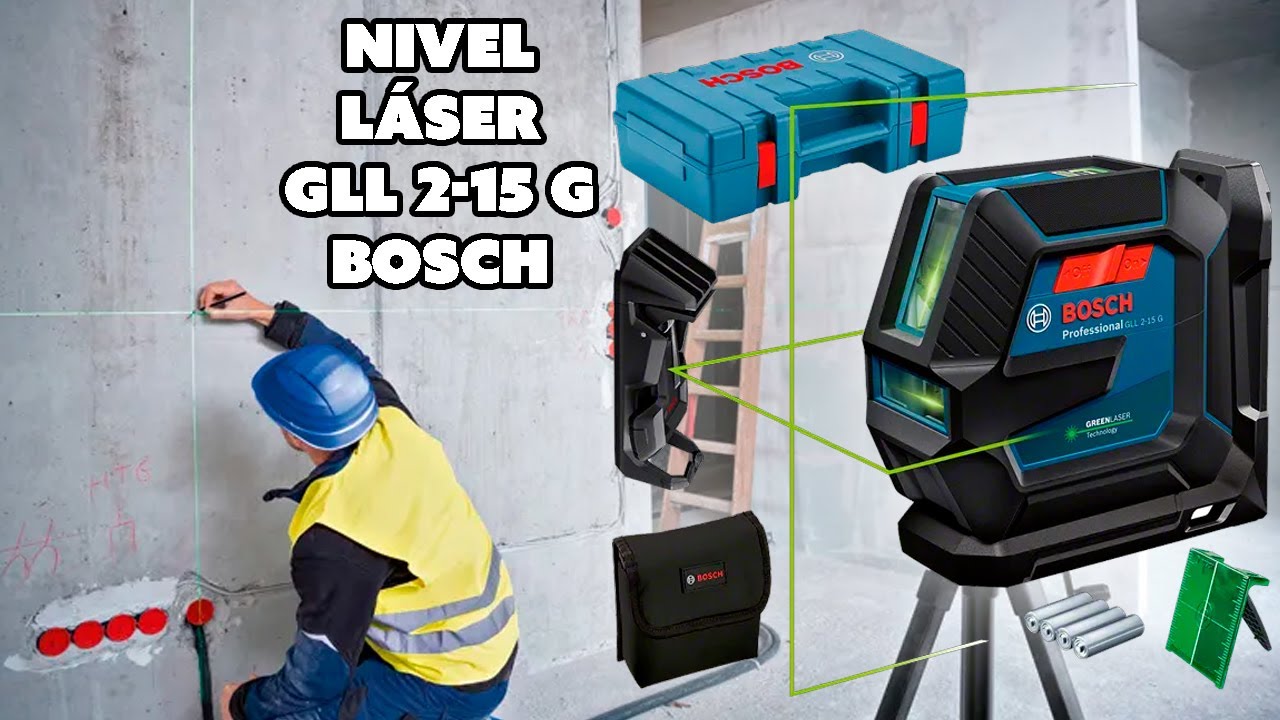 Niveles láser de línea GLL 2-15 G BOSCH
